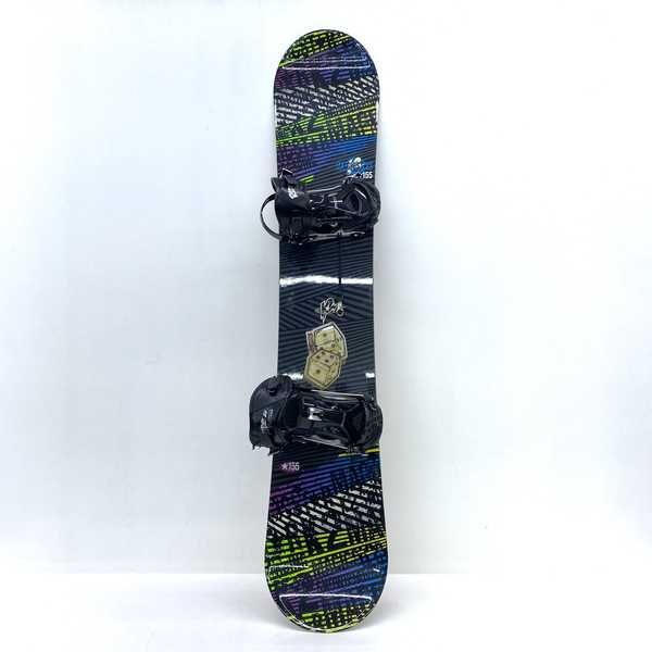 K2 MAGICSTAR スノーボード 155cm バインディング付き ☆加古川物流】中古 K2 ケーツー MAGICSTAR 155 バインディング付 RIDE