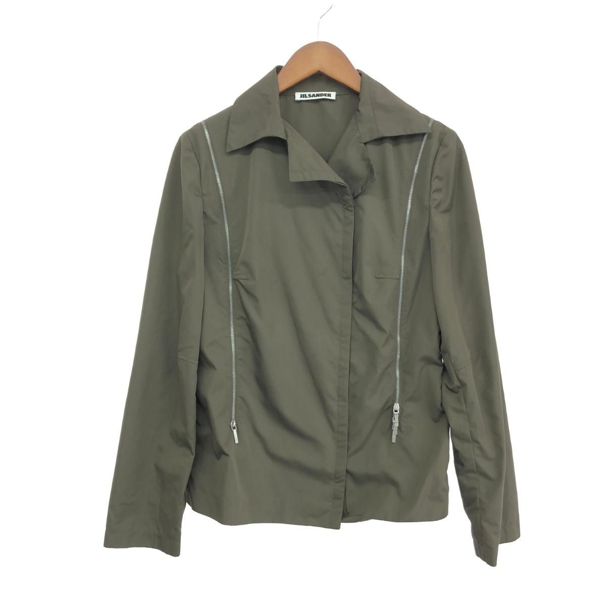 JIL SANDER ジルサンダー ジップデザインナイロンジャケット サイズ:38 