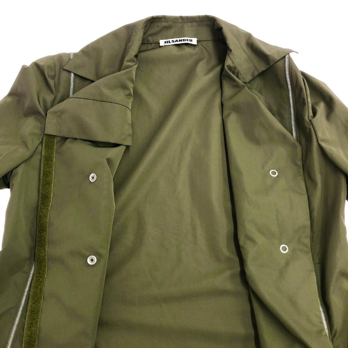 JIL SANDER ジルサンダー ジップデザインナイロンジャケット サイズ:38 