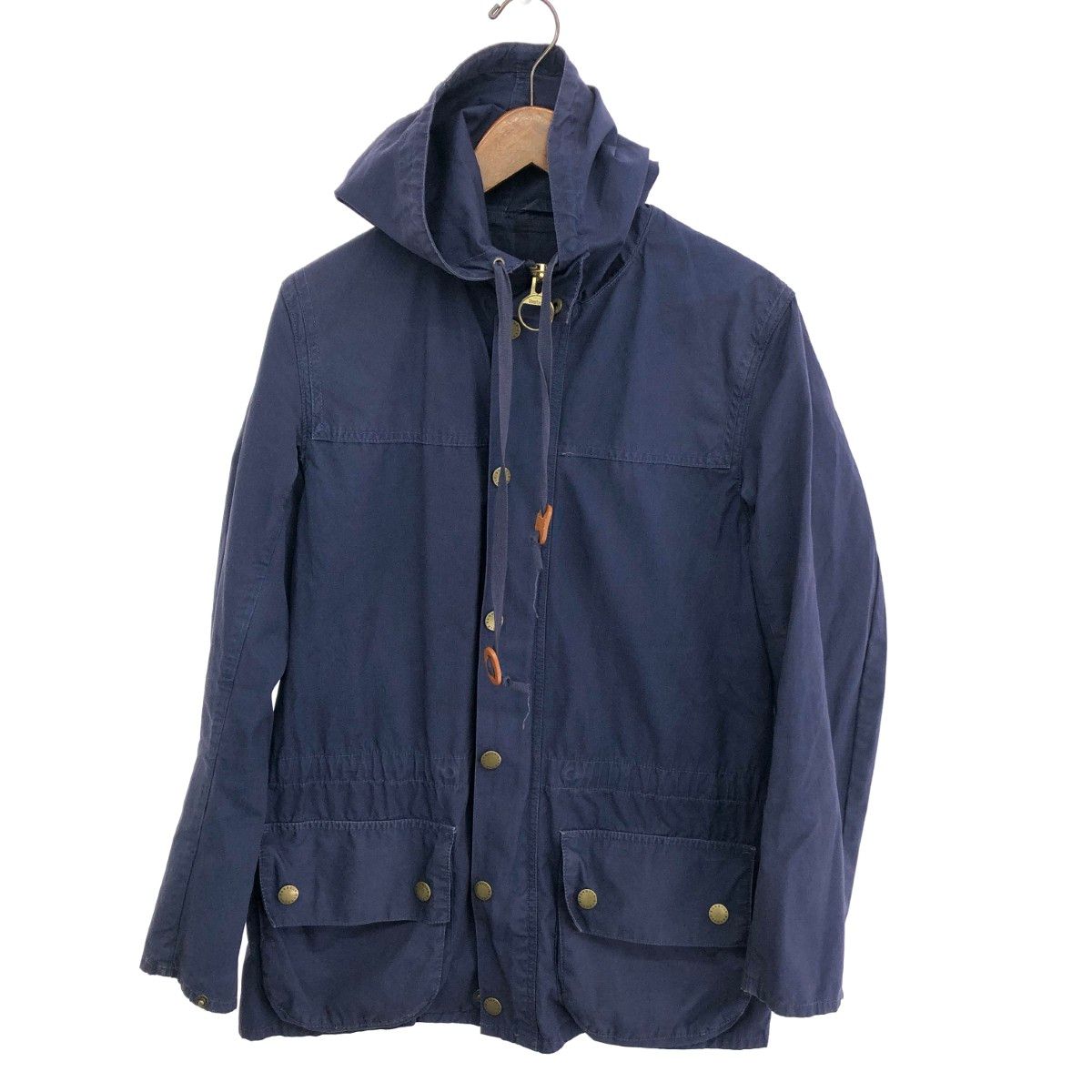 Barbour バブアー マウンテンパーカー サイズ:34 ノンオイル ネイビー 