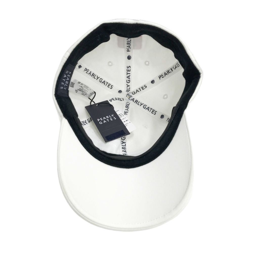 ⛳️ゴルフ　パーリーゲイツ キャップ　ホワイト　完売品 PEARLY GATES パーリーゲイツ 2023年モデル キャップ ホワイト系 FR