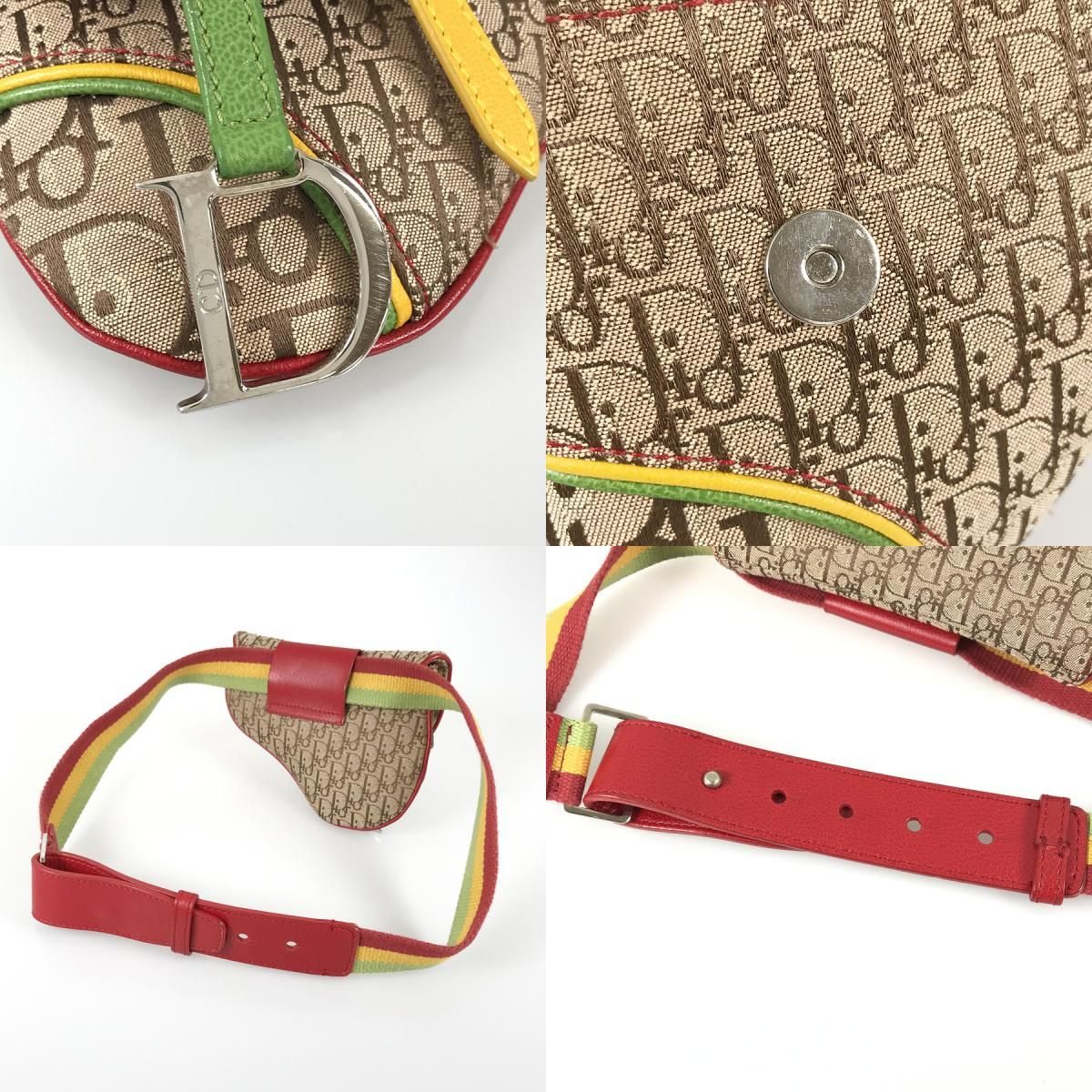 ディオール Dior トロッター ラスタカラー 096BM0044 キャンバス