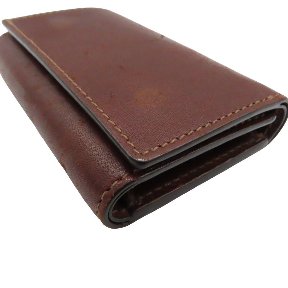 中古】CORBO. コルボ キーケース 6連 ブラウン 本革 レザー メンズ