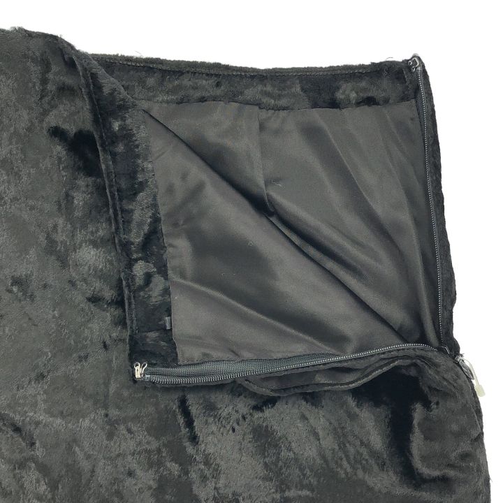 yo BIOTOP ⑤ Velvet mini skirt レディース ブラック 0 - メルカリ