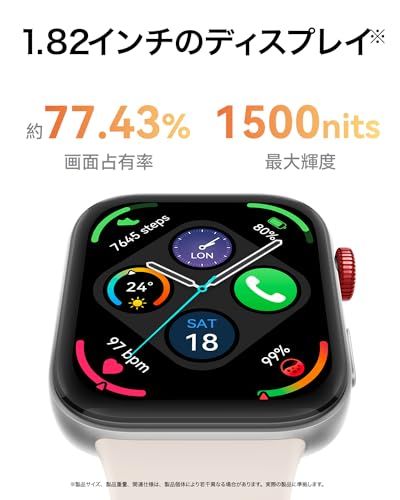 HUAWEI WATCH FIT 3 スマートウォッチ 薄さ9.9mmアルミ合金ボディ 大