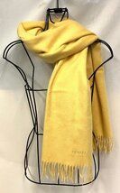 HERMES◼️カシミヤマフラー◼️イエロー 楽天市場】HERMES(エルメス) マフラー 黄 イエロー カシミヤ100