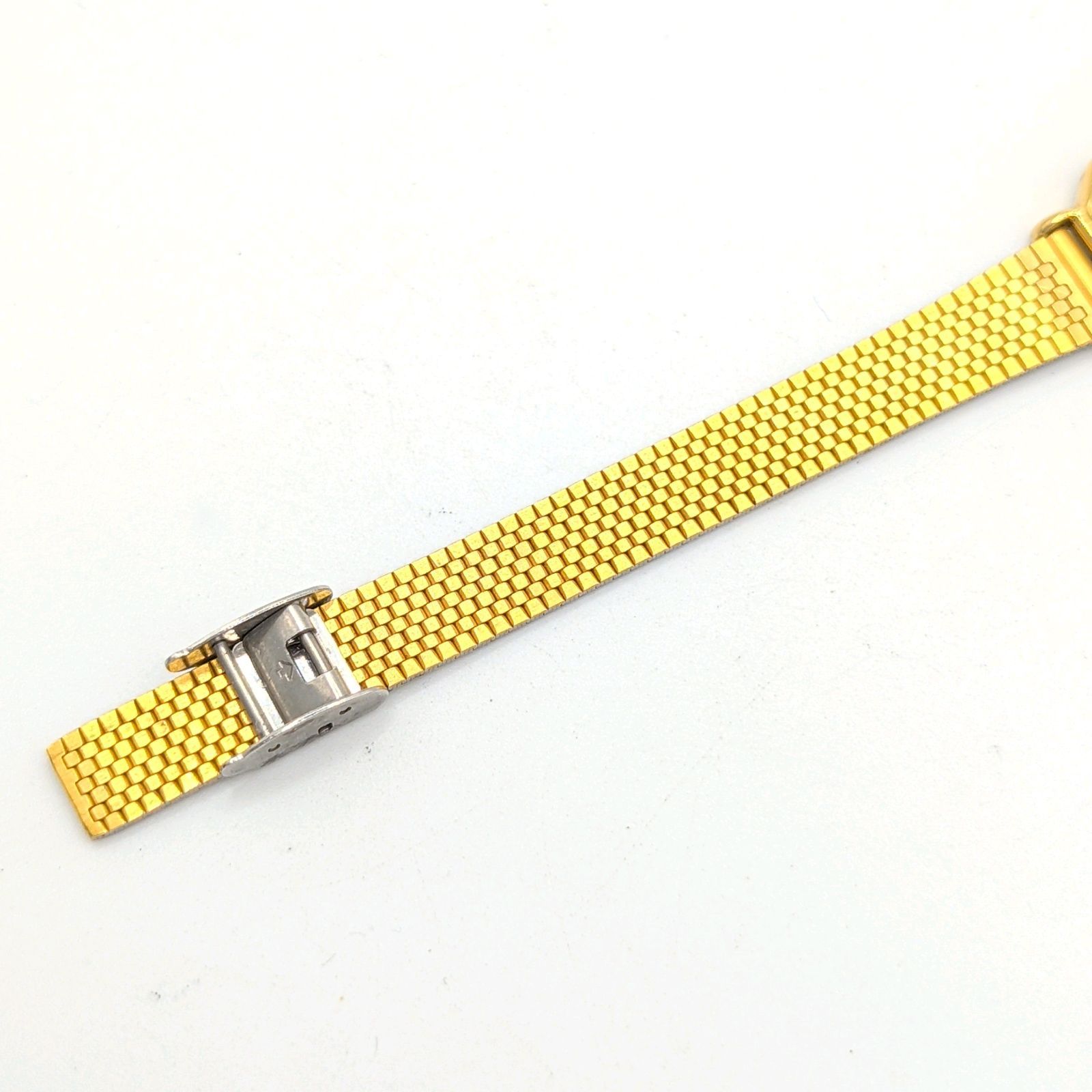 SEIKO 4N21-5022 Watch Quartz Ladies Octagon Gold Working セイコー 