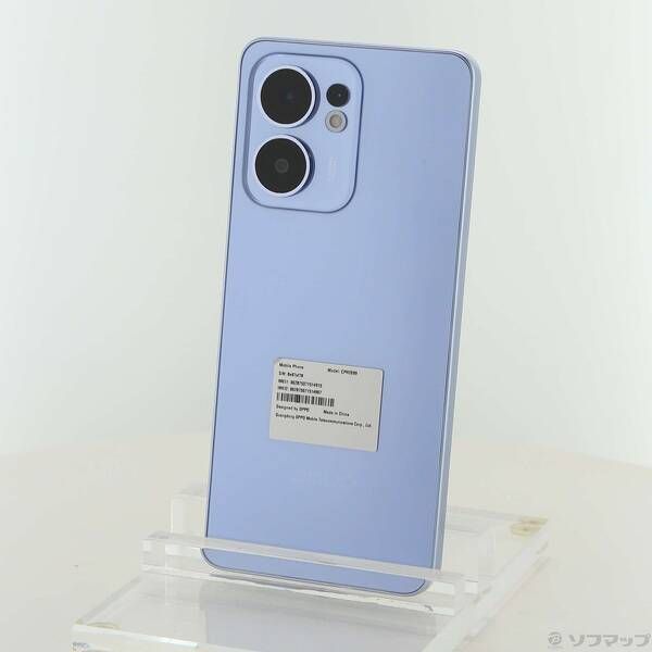中古品〕 Reno13 A 128GB アイスブルー CPH2699IB SIMフリー【349