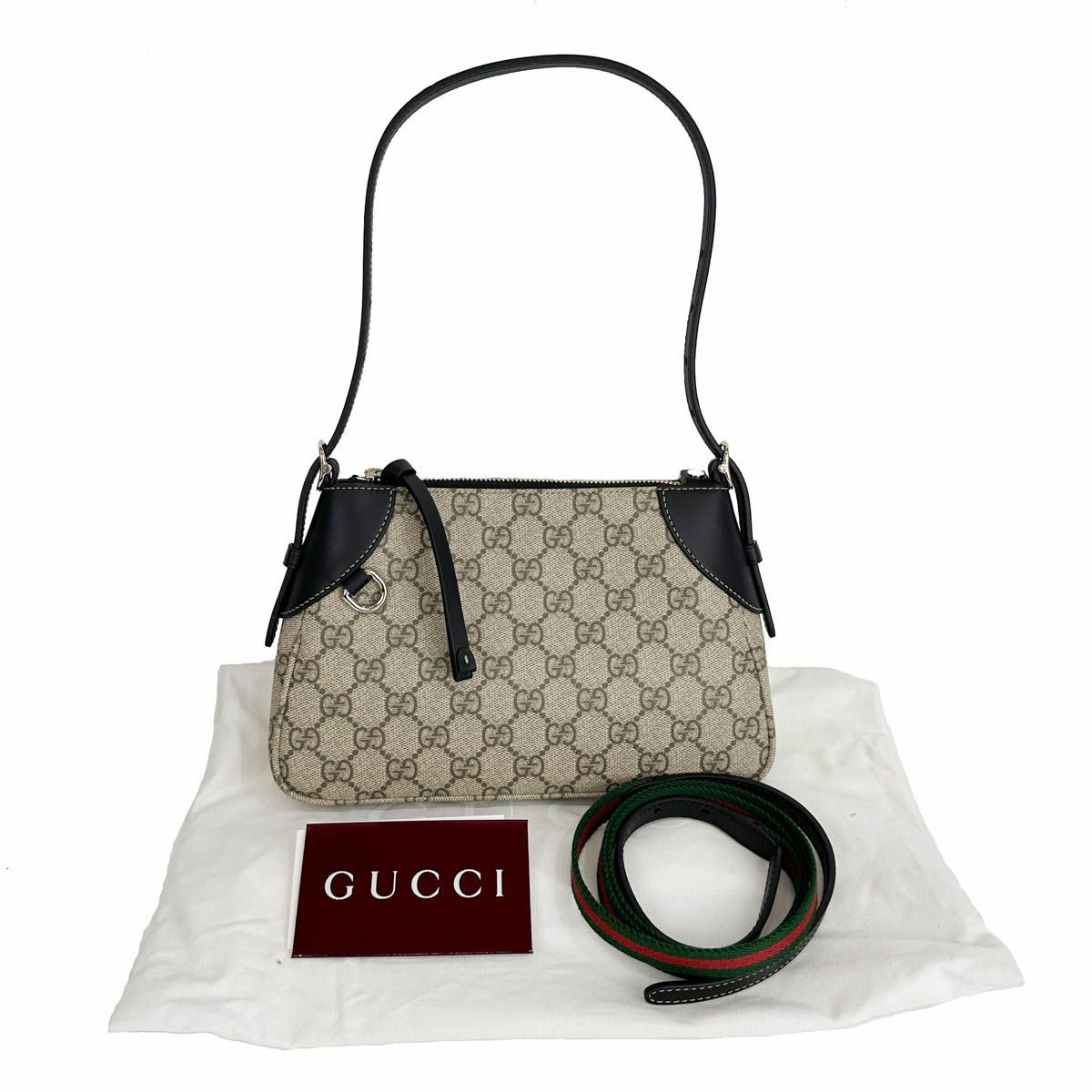 GUCCI 】グッチ 815218 GGエンブレム スモール ショルダーバッグ 