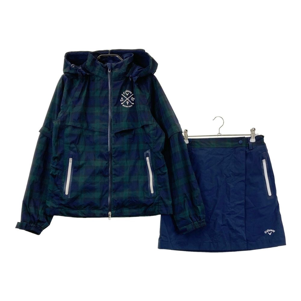 サイズ：S CALLAWAY キャロウェイ レインウェア 上下セット スカート