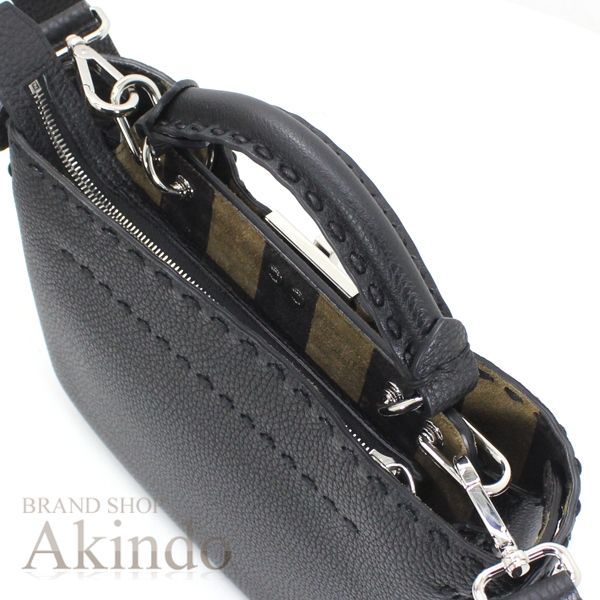 新品同様】フェンディ バッグ メンズ ピーカブー ソフト スモール