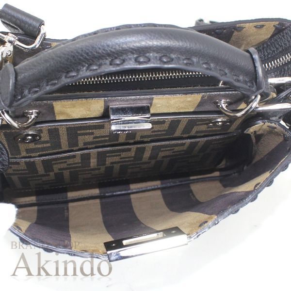 新品同様】フェンディ バッグ メンズ ピーカブー ソフト スモール