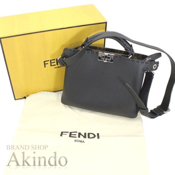 新品同様】フェンディ バッグ メンズ ピーカブー ソフト スモール