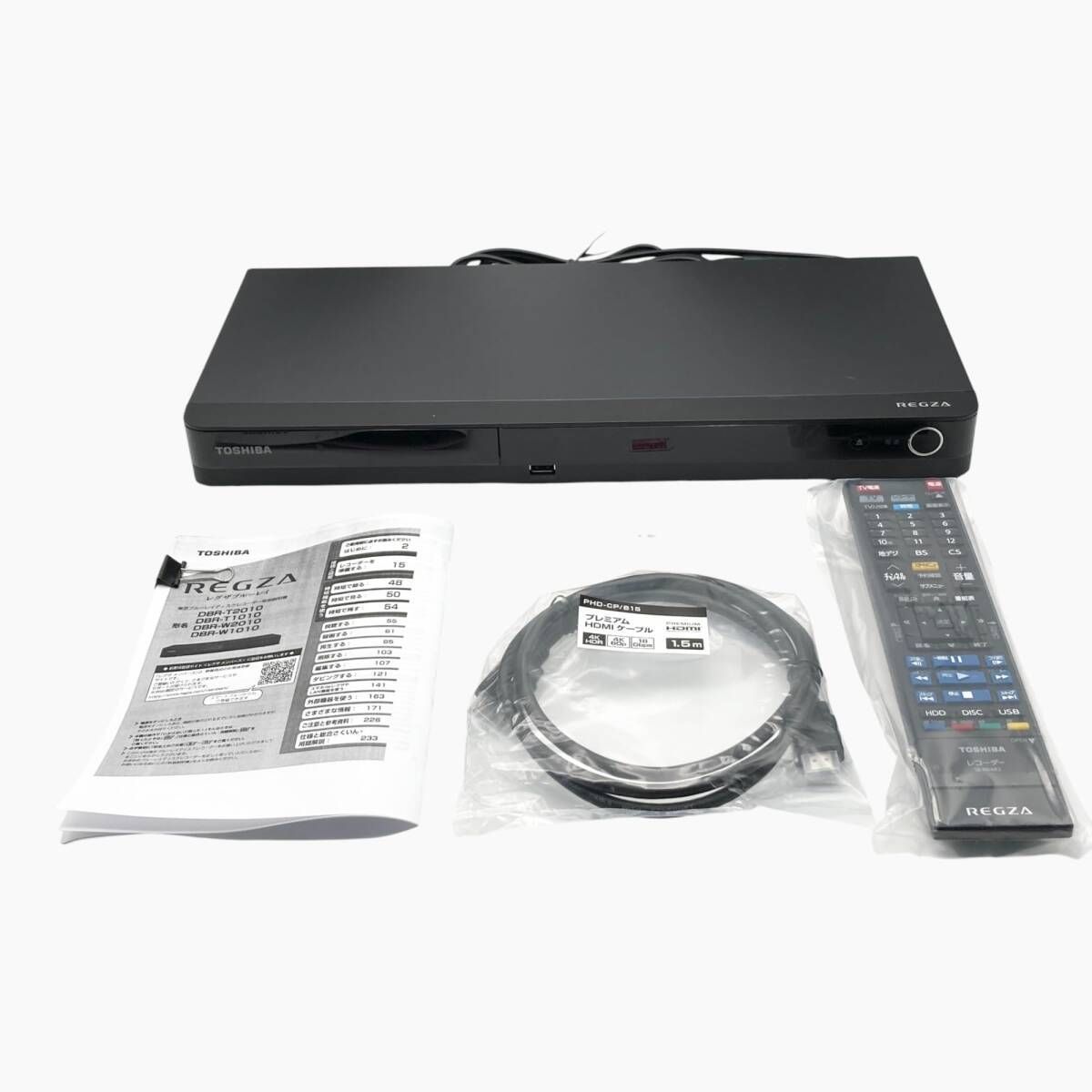 REGZA レグザ ブルーレイディスクレコーダー DBR-W2010 251375 - メルカリ