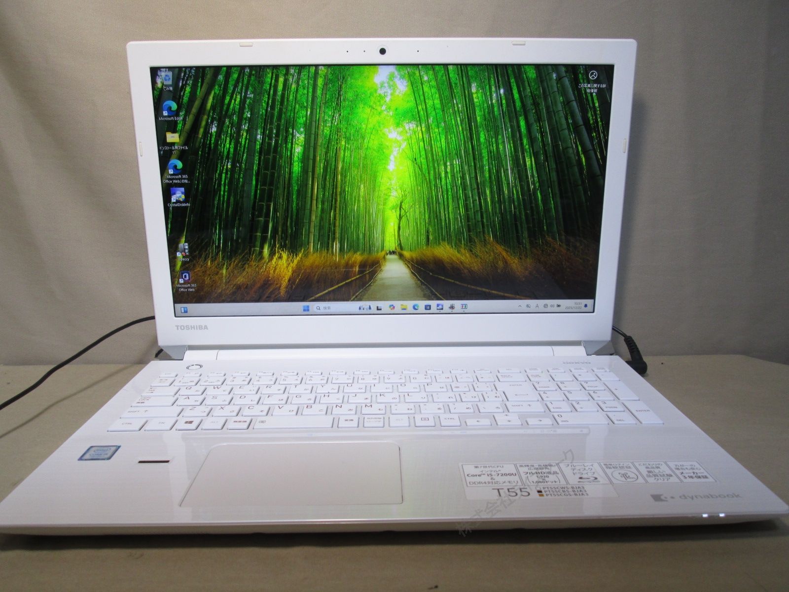 東芝 dynabook T55/CWS Core i5 12GB Win11 BD - メルカリ