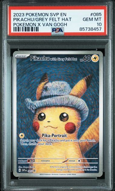 ピカチュウ with Gray Felt Hat PSA10】Pikachu with Grey Felt Hat(ピカチュウ)(PROMO)〈085〉[SVPEN