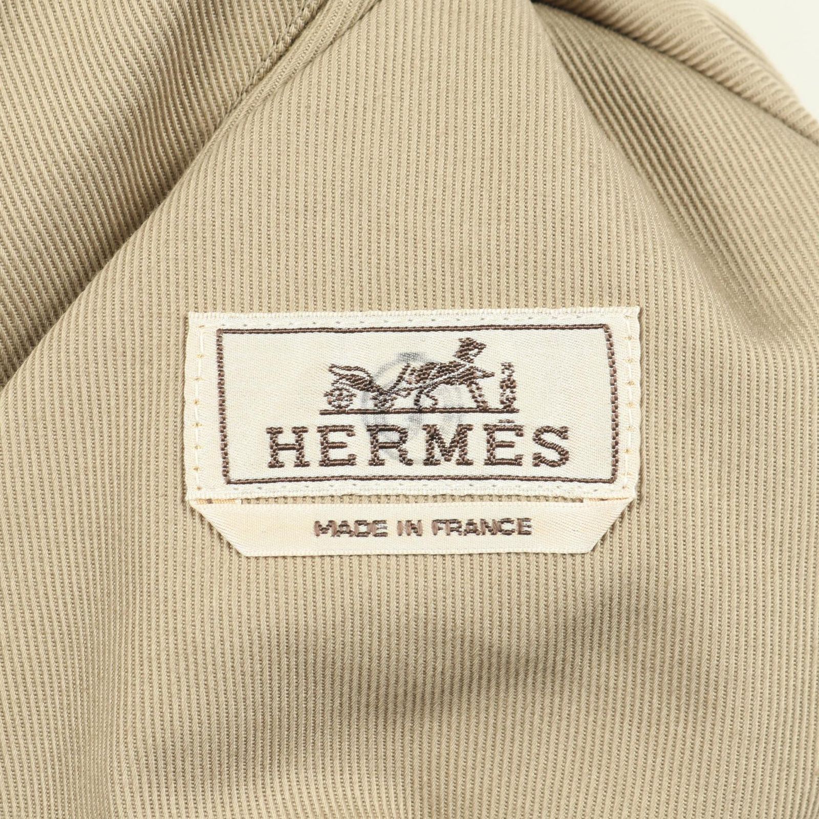 エルメス HERMES セリエボタン ナイロン ジャケット メンズ Used A