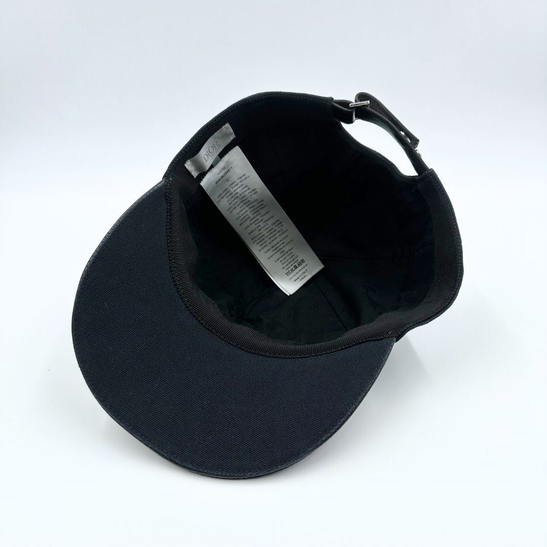 美品】Dior ロゴ刺繍 コットン ベースボール キャップ - メルカリ