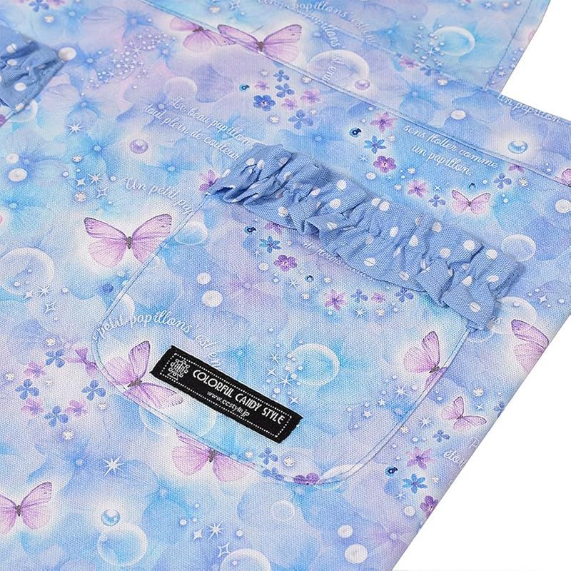 COLORFUL CANDY STYLE バッククロス子どもエプロン(100~120cm) ムーンライトバタフライ 3枚セット 女の子 かわいい 子供用 子供 こども エプロン 三角巾 セット キッズエプロン 子供用 幼児 小学生 可愛い かわいい おしゃ 1 COLORFUL CANDY STYLE バッククロス子どもエプロン(100~120cm) ムーンライトバタフライ 3枚セット 女の子 かわいい 子供用 子供 こども エプロン 三角巾 セット キッズエプロン 子供用 幼児 小学生 可愛い かわいい おしゃ 1