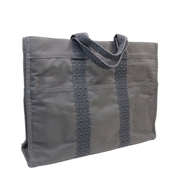 広尾店】エルメス HERMES エールラインMM トートバッグ キャンバス