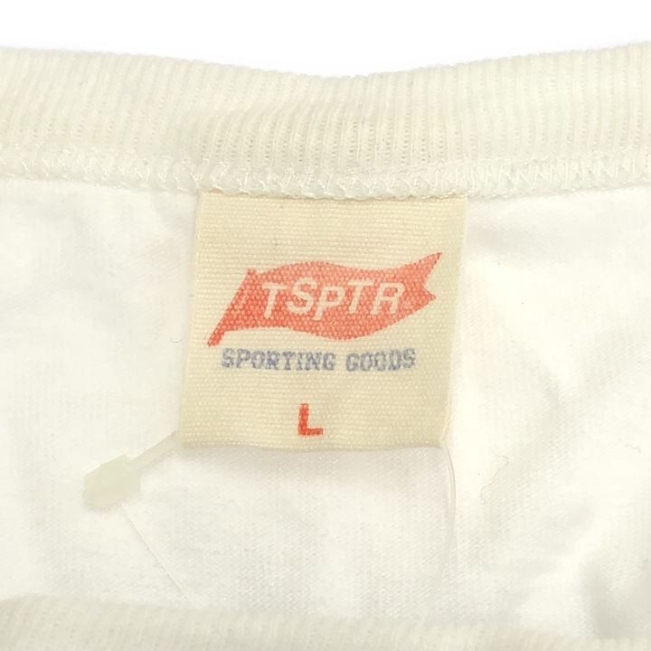 TSPTR ② 22070450002810 【TSPTR / ティーエスピーティーアール】SPORTS　プリントTシャツ レディース ホワイト L TSPTR ② 22070450002810 【TSPTR / ティーエスピーティーアール