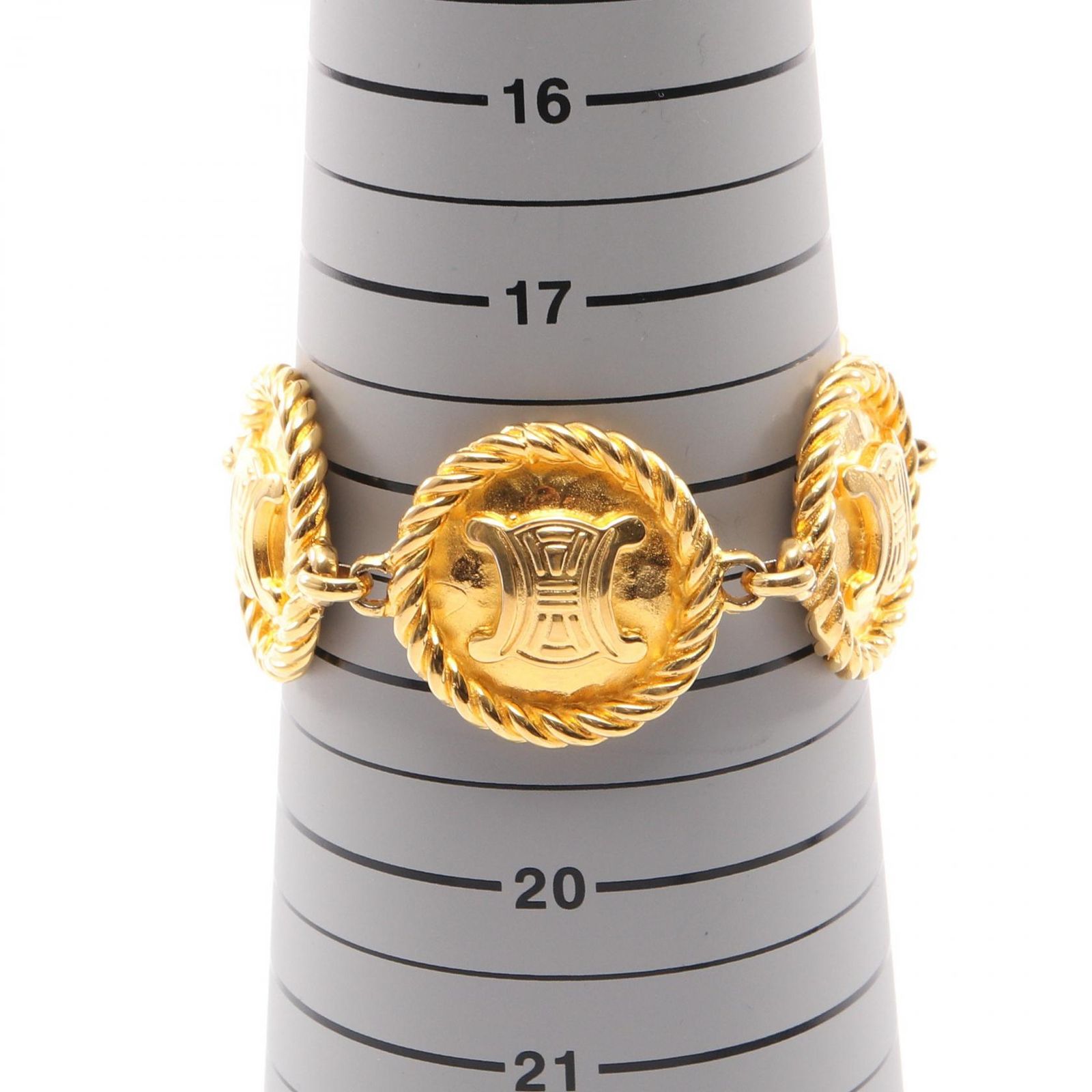 セリーヌ CELINE ブレスレット トリオンフ GP（ゴールドメッキ