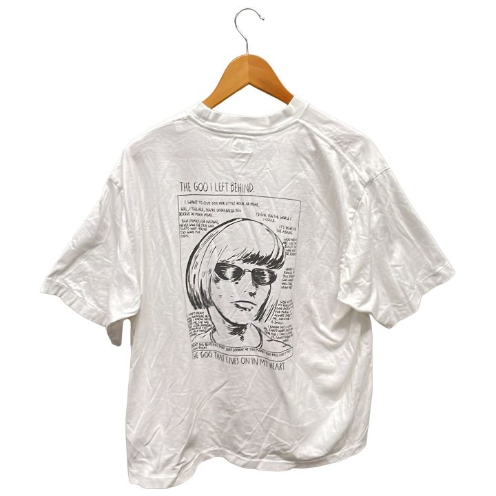 BLURHMS (ブラームス) ☆ ② SONIC YOUTH Tシャツ レディース ホワイト