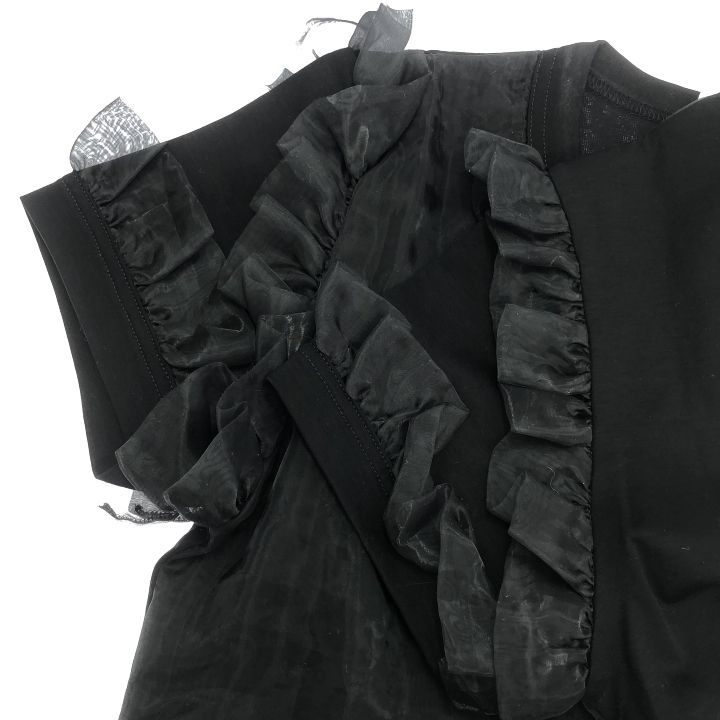 noir kei ninomiya (ノワールケイニノミヤ) ② 3D-T002 袖フリル