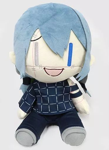 中古】ぬいぐるみ デフォルメ笑顔 BIGぬいぐるみ真人 ～ゆる顔 ver