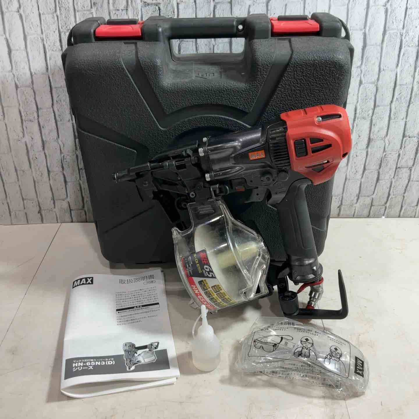 ☆マックス(MAX) 高圧エア釘打ち機 HN-65N3(D)-G【川口店 ☆マックス(MAX) 高圧エア釘打ち機 HN-65N3(D)-G【川口店