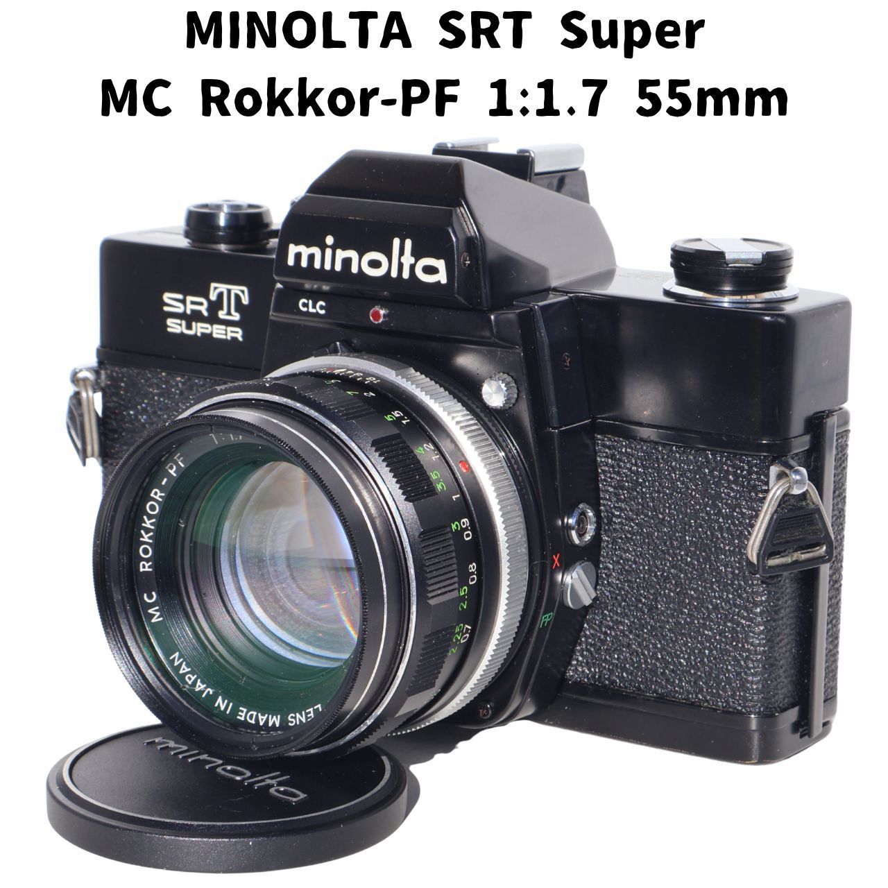 MINOLTA SRT Super + MC Rokkor-PF 1:1.7 55mm 整備済 - メルカリ