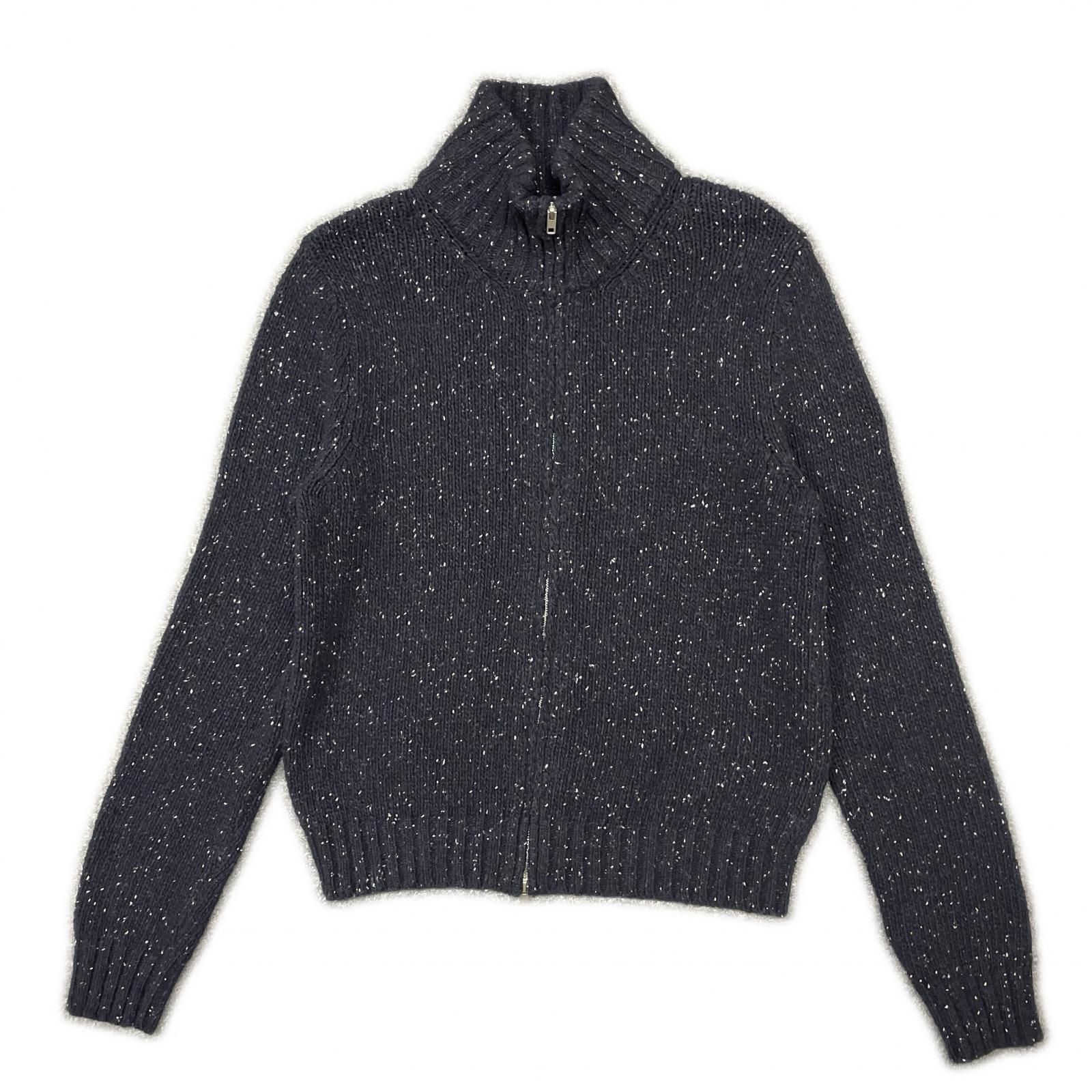 Maison Margiela 19AW ドライバーズ ニット ハイネック ネップ ウール 