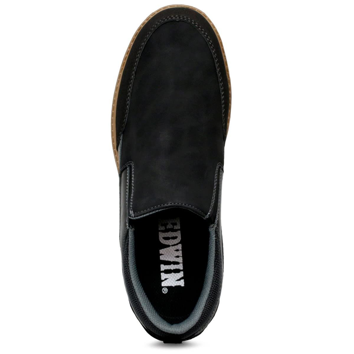 EVA底 PUレザー 3E ウォーキングシューズ 超軽量 紐なし スニーカー