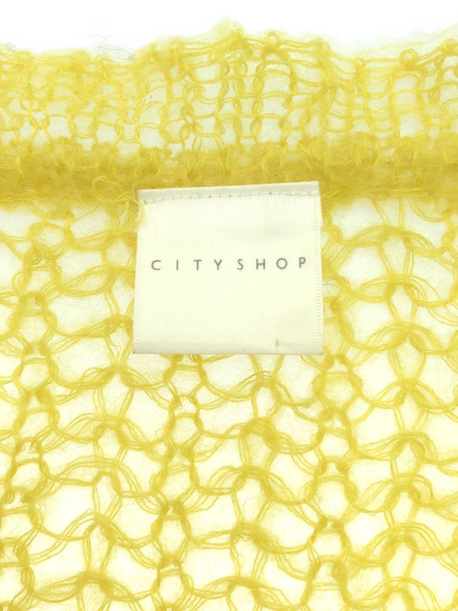CITYSHOP (シティショップ) ③ 21080042510030 MOHAIR AZE ニット レディース イエロー FREE CITYSHOP (シティショップ) ③ 21080042510030 MOHAIR AZE ニット
