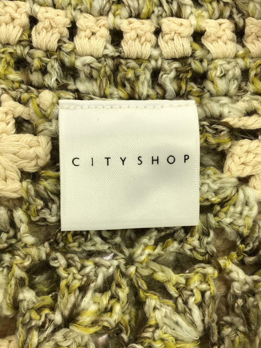 CITYSHOP (シティショップ) ③ 20080042512030 CROCHET PATCHWORK KNIT BEST レディース グリーン FREE CITYSHOP (シティショップ) ③ 20080042512030 CROCHET PATCHWORK KNIT
