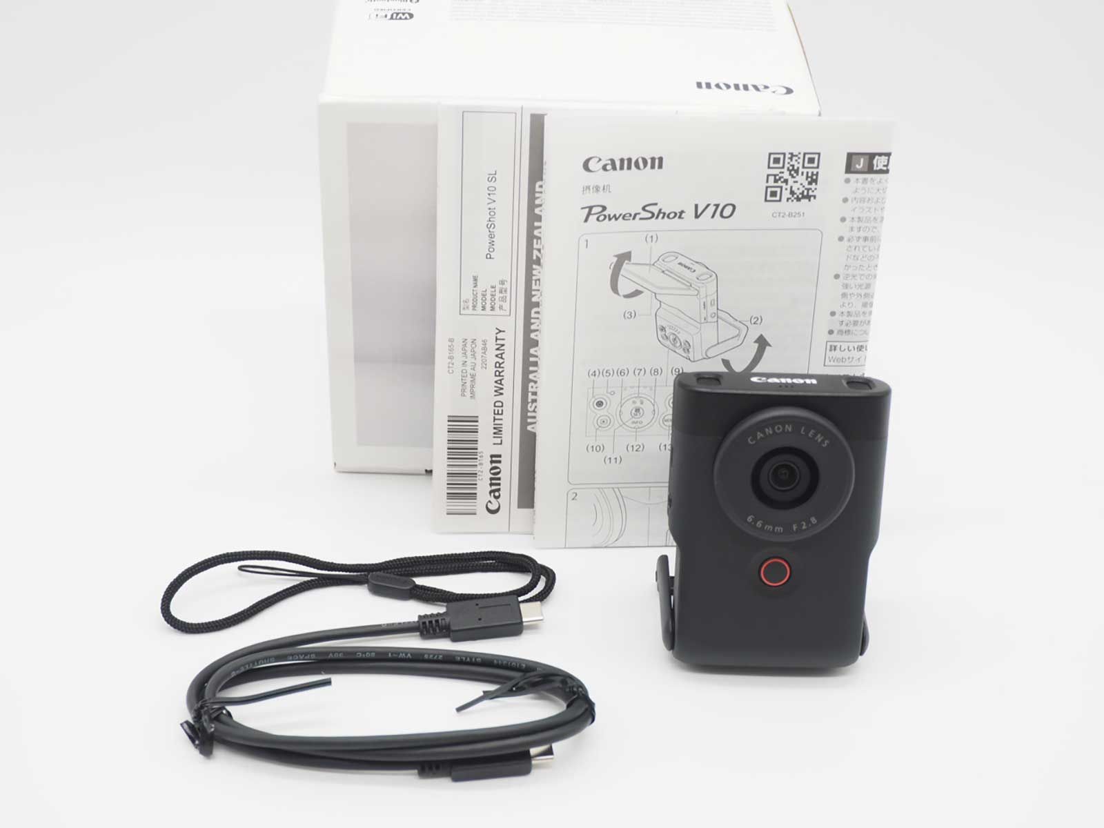 キャノン Canon PowerShot V10 Vlog Camera Black 元箱 [新品同様