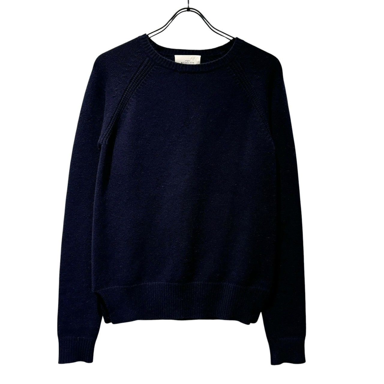 STUDIO NICHOLSON ネイビー 長袖セーター サイズ0 STUDIO NICHOLSON ネイビー 長袖セーター サイズ0