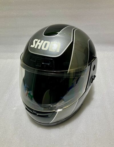 【バナナ苫小牧】中古品 SHOEI フルフェイスヘルメット Lサイズ RHV-EQUIPE ブラック 袋・説明書付き 質Banana】品 SHOEI フルフェイスヘルメット Lサイズ RHV-EQUIPE