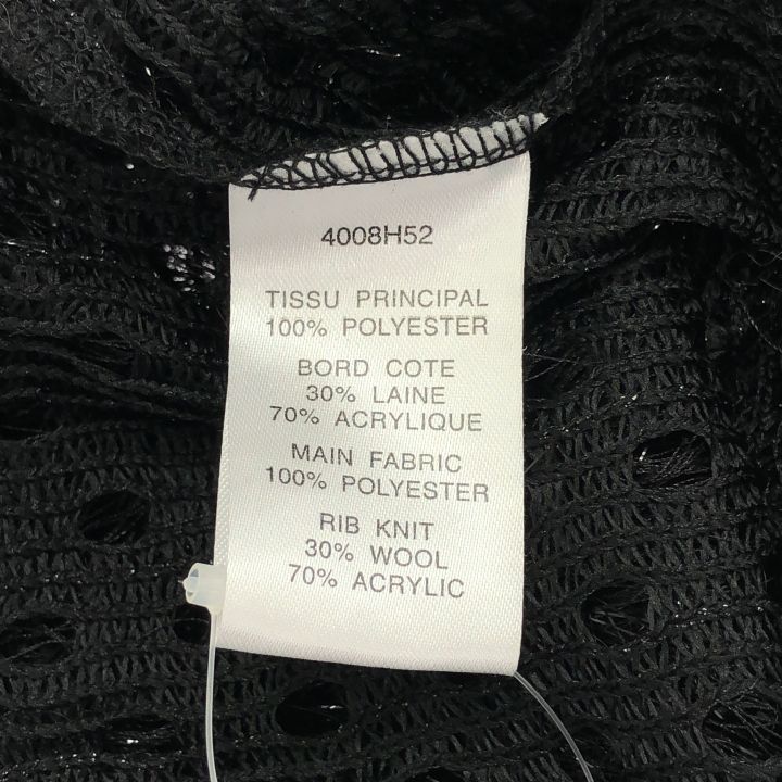 CARVEN (カルヴェン) ② フリンジノースリーブニット レディース ブラック 36 CARVEN (カルヴェン) ② フリンジノースリーブニット レディース