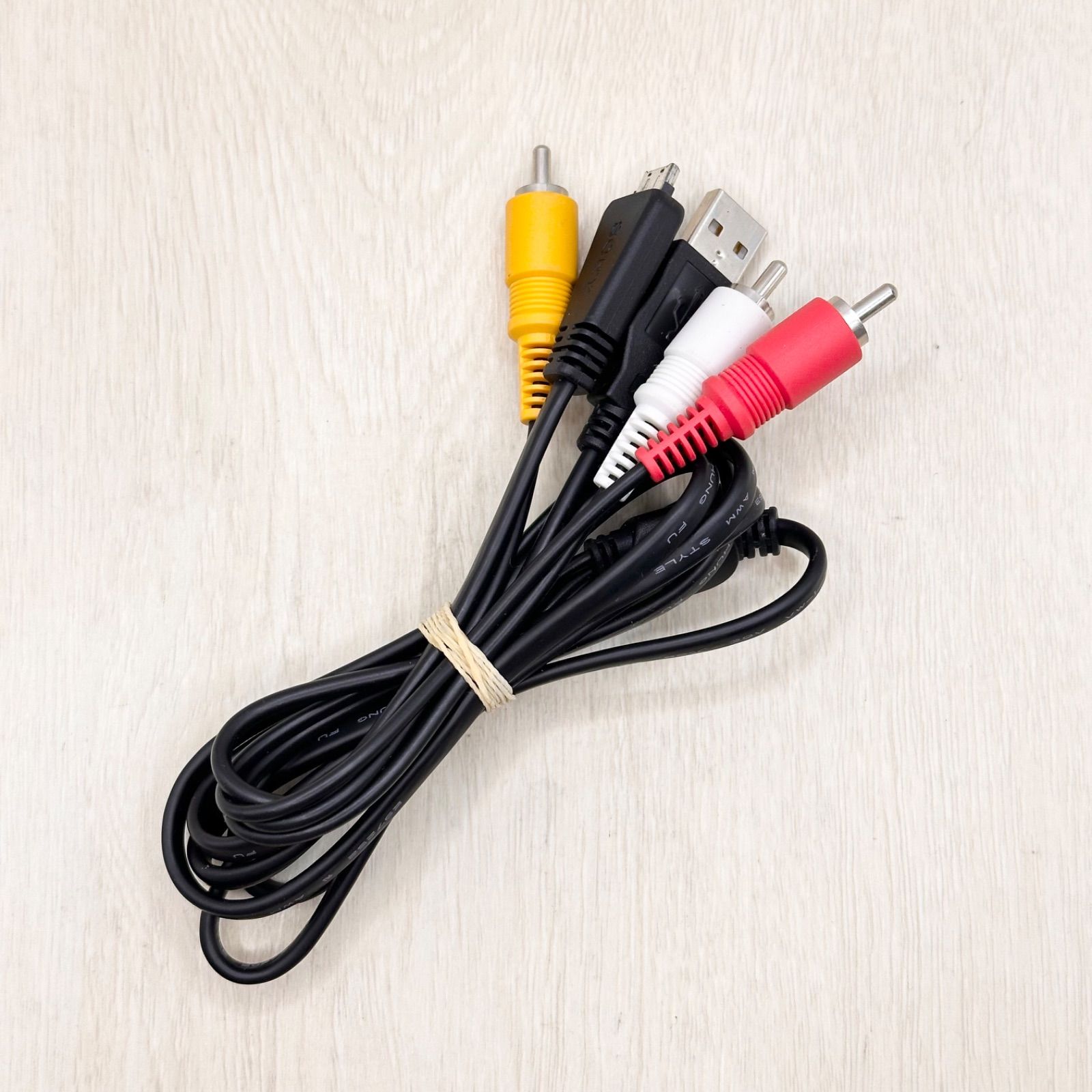 VMC-MD3 SONY ソニー 純正 TYPE3 マルチ端子 USB AVケーブル 3色RCA