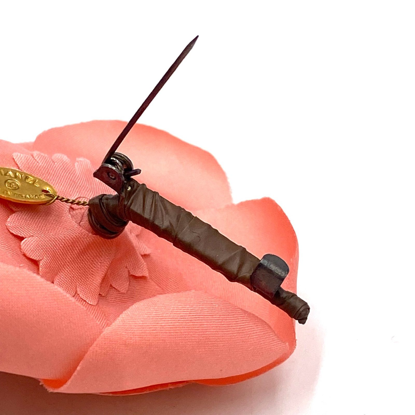 シャネル カメリア コサージュ ブローチ ヴィンテージ ピンク 箱付 CHANEL シャネル カメリア ブローチ コサージュ ピンク ヴィンテージ