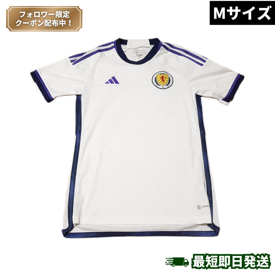 アディダス 正規品 新品 2022 スコットランド代表 ユニフォーム 激レア M アディダス】2022 スコットランド代表 ユニフォーム アウェイ 半袖