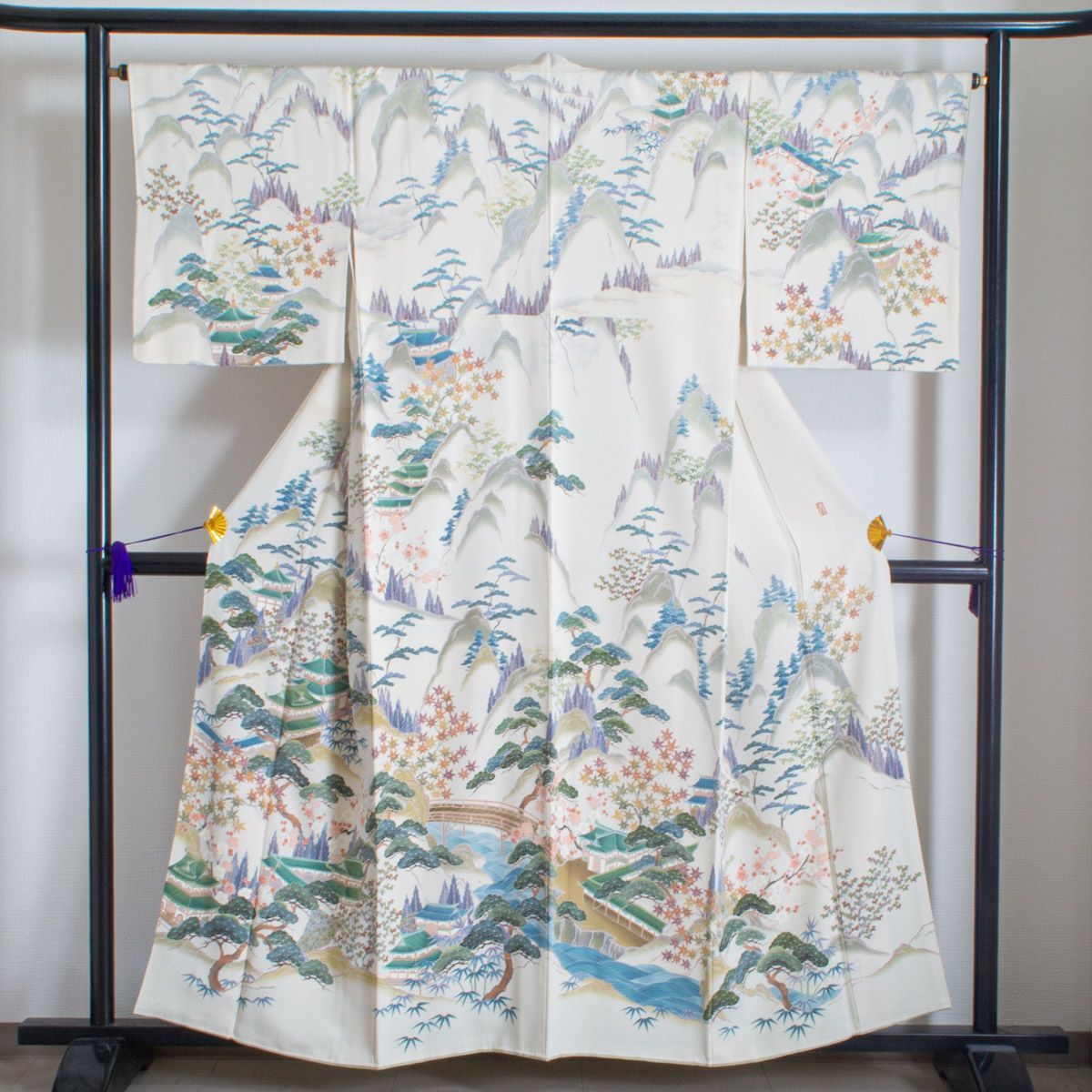 訪問着フルセット　三越しつけ、パールトーン加工　身丈156.5cm 裄丈65cm 訪問着フルセット 三越しつけ、パールトーン加工 身丈156.5cm 裄丈65cm