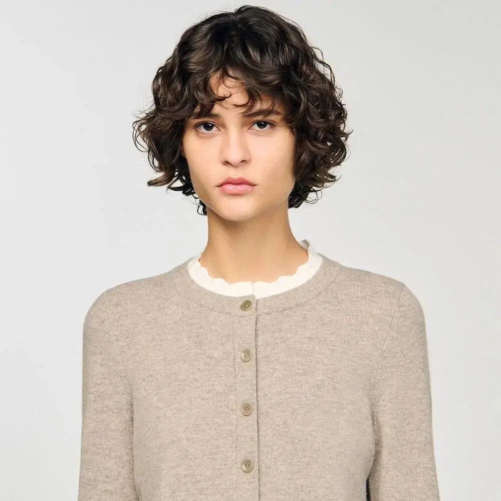 サンドロ 25fw フリル カーディガン 1 - メルカリ