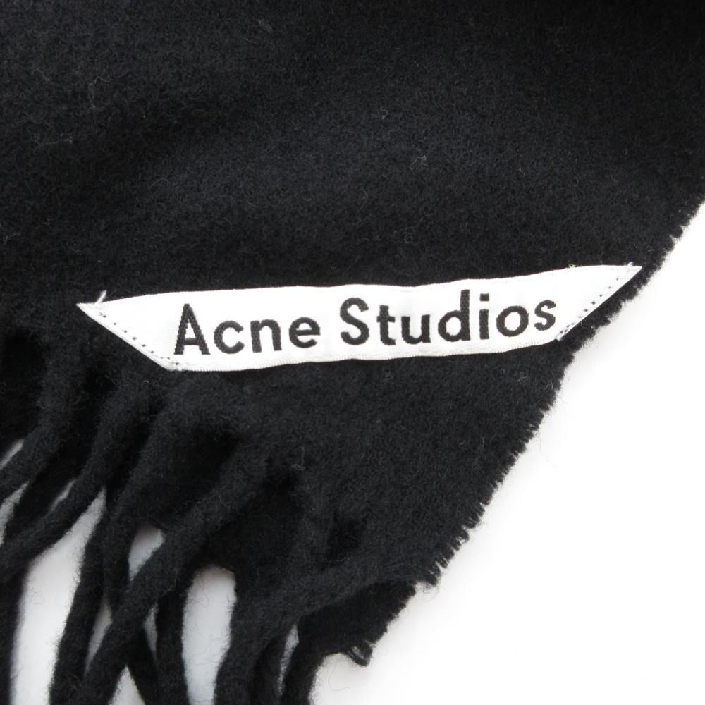 アクネ ストゥディオズ Acne Studios マフラー フリンジ ウール 無地