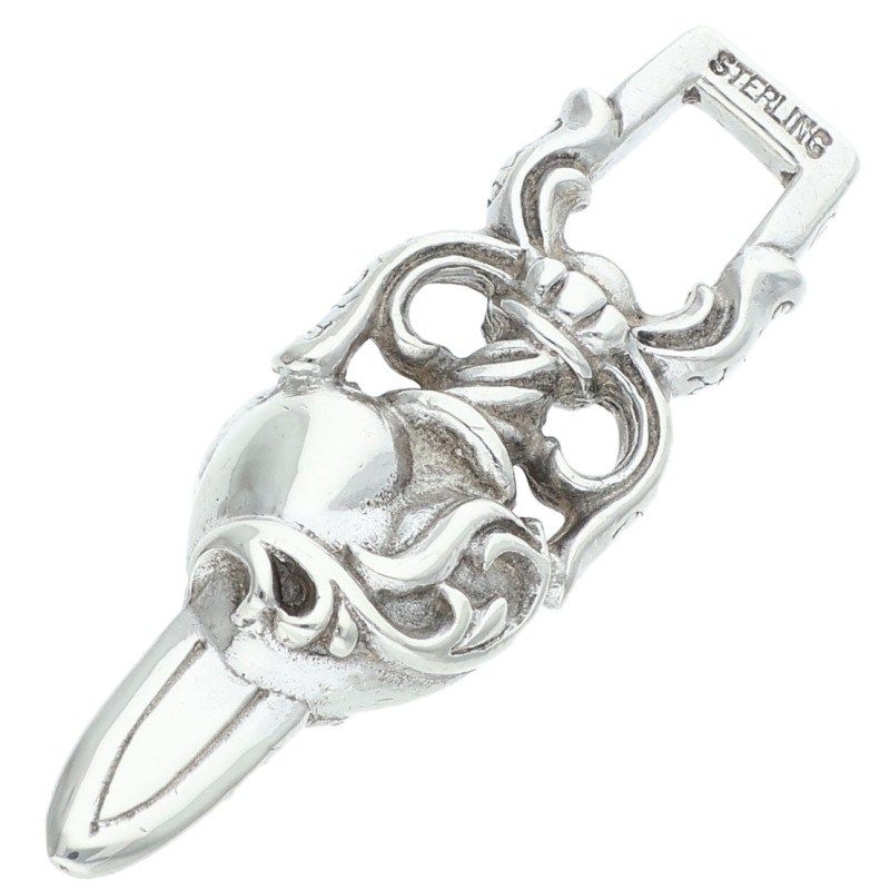 クロムハーツ DAGGER HEART/ダガーハートペンダント シルバー