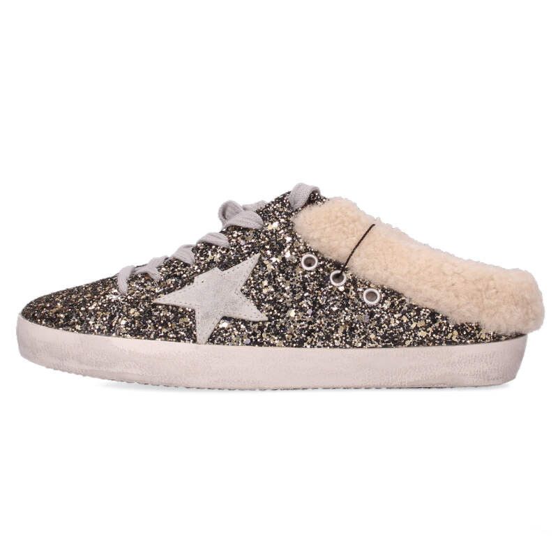 ゴールデングース　ムートンスニーカー　size38 ゴールデングース SUPER-STAR グリッタームートンライニングスニーカー