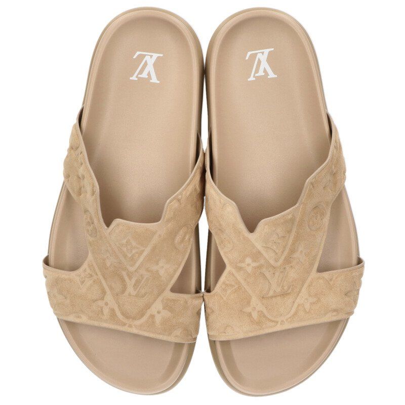 ルイヴィトン FD0235 オアシス・ライン モノグラムスエード ミュール