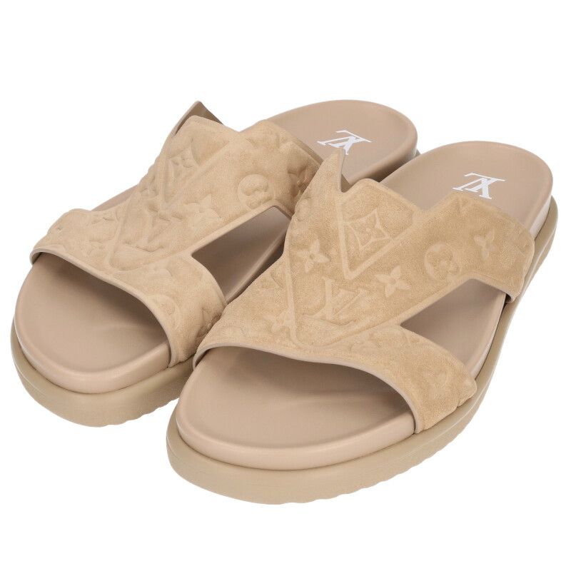 ルイヴィトン FD0235 オアシス・ライン モノグラムスエード ミュール