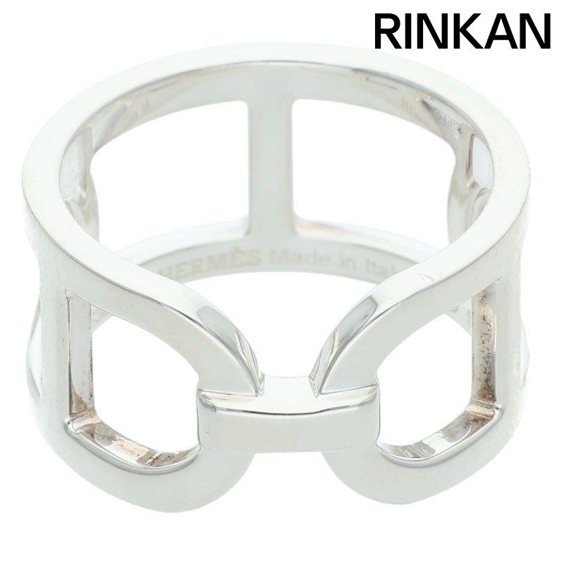 エルメス エヴァー シェーヌダンクル シルバーリング メンズ 14号 ※12